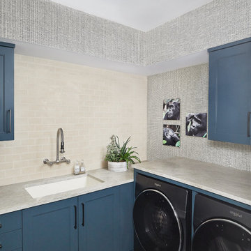 Light and Luxury Laundry Room Remodel
