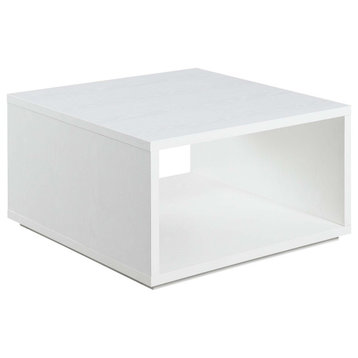 Northfield Admiral Square Coffee Table With Shelf