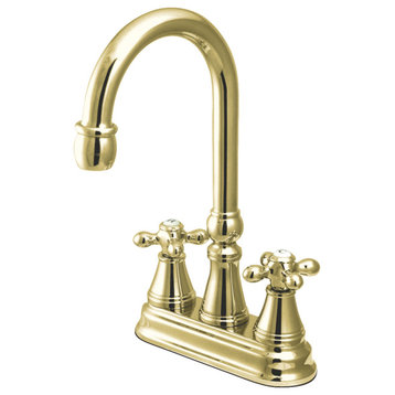 Kingston Brass Bar Faucet, Polished Brass