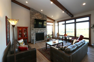 Eclectic living room photo in Other