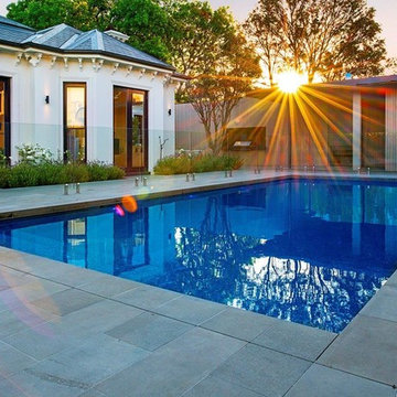 'Rain' Mosaics, Pool by Domain Pools and Landscapes