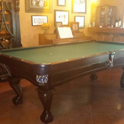 Brunswick Upscale Pool Table Install - Game Tables