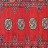 Hand-Knotted Bokara Elephant Feet Design 100% Wool Oriental Rug