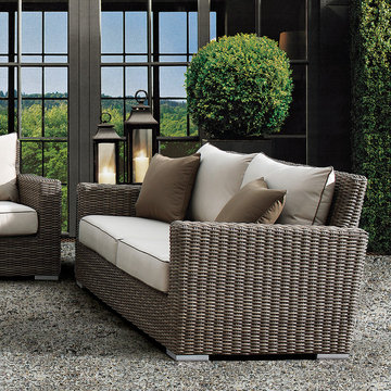Outdoor Wicker Sofa