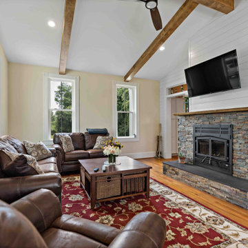 Historic Fairfax Farmhouse Receives Hearth Room and Garage/In-Law SuiteAddition