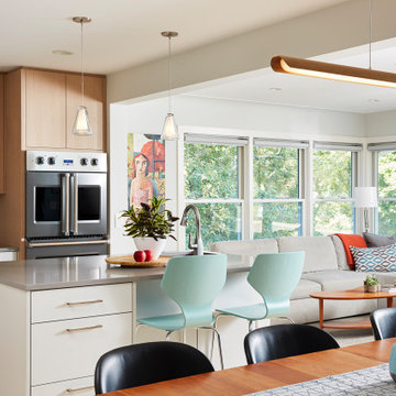 Maximizing Space in Edina Main Level Remodel