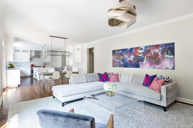 Minimalist living room photo in Other