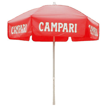 6' Campari Vinyl Umbrella, Beach Pole