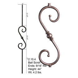 Mediterranean Wrought Iron Balusters - Products