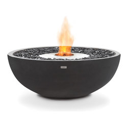EcoSmart Fire Mix 850 - Fire Pit Bowl - Graphite - Fire Pits