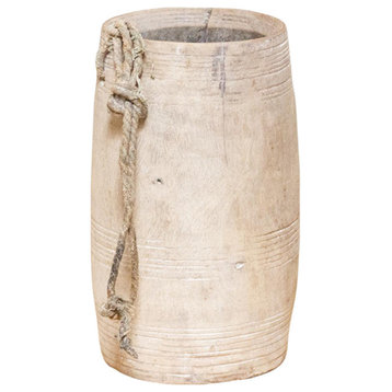 Antique Wooden Milk Vessel-Deva