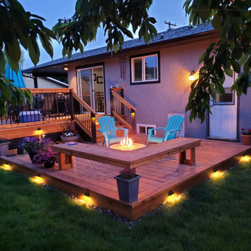 8 Pack LED Deck Light Landscape Step Fence Lighting 2700K Soft White