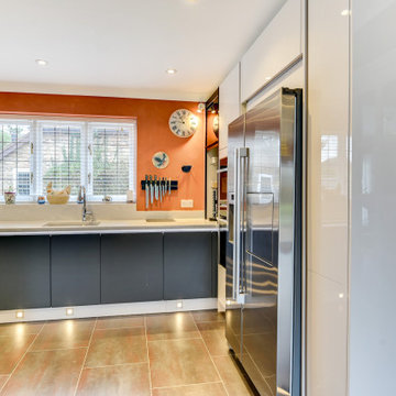 Contemporary German Kitchen in Barns Green, West Sussex