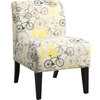 Ollano Accent Chair - Floral Fabric