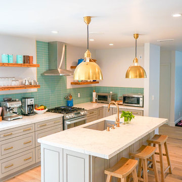 Redondo beach open concept for kitchen, dining area.