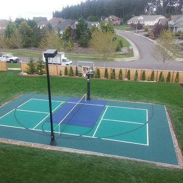 Backyard Multi-Purpose Game Court