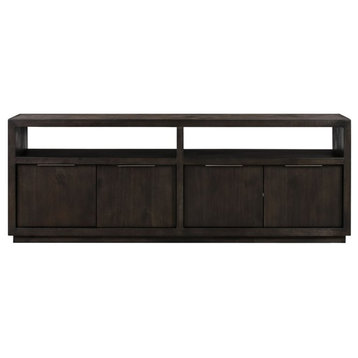 Modus Oxford 74" Solid Wood TV Stand in Graphite