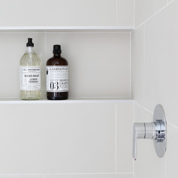 New, contemporary master bath in Lafayette, CA