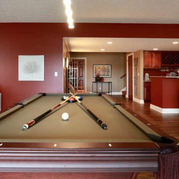 Re-felted Pool Table Anchors the Space
