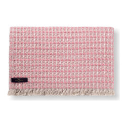 Nida Dusty Pink Linen Throw - Throws