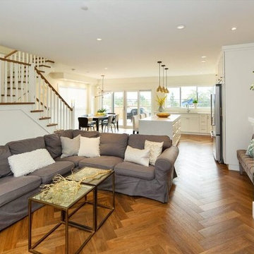 Complete Renovation - Herringbone Flooring, Railing and Bannister/Vinyl LVT