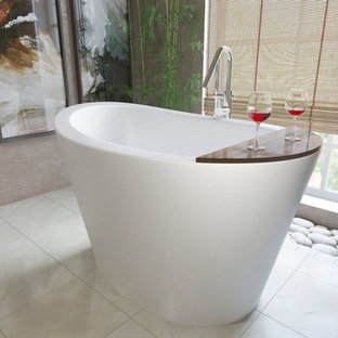 Aquatica True Ofuro Freestanding Stone Japanese Soaking Bathtub