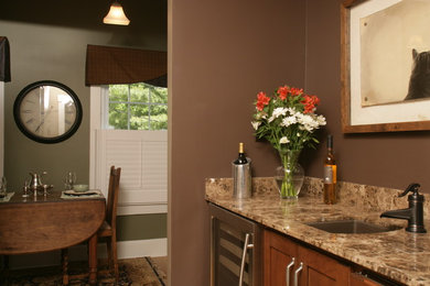 Elegant kitchen photo in Kansas City