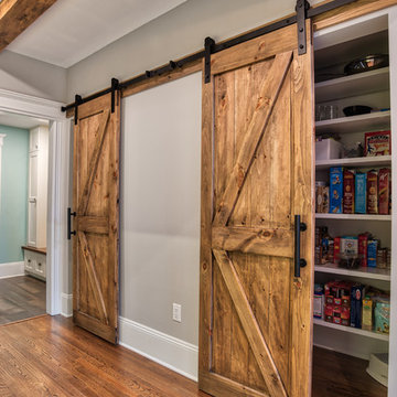 Sliding Barn Doors for the Pantry