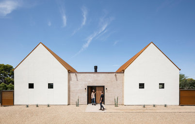 Minimalist Appeal for a Spanish Mission-Style House