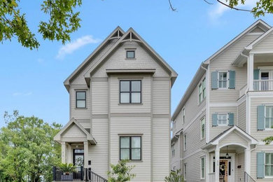 Inspiration for a coastal exterior home remodel in Other