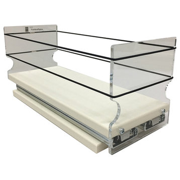 4x1x11 Storage Solution Drawer, Cream