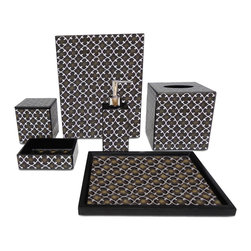 Waylande Gregory Brown Iron Gate Bathroom Set - Products