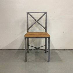 X-Back Wood Seat Dining Chair - Dining Chairs