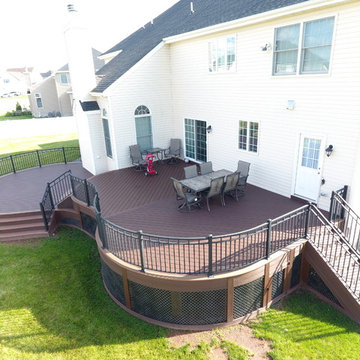 Sharp curved custom deck