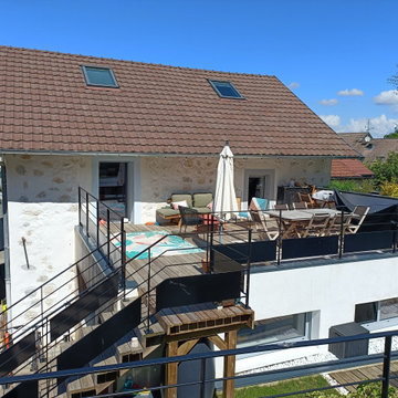 extension maison pierre