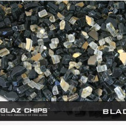 1/4 Inch Black and Gold Mix Fireglass (10lbs) - Fire Pits