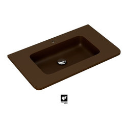 Encimeras de cristalplant MODELO DUBAI 80 CM - Vanity Tops And Side Splashes