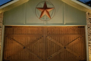 Inspiration for a country garage in Dallas.