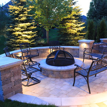Pergola and Patio in Cobblestone