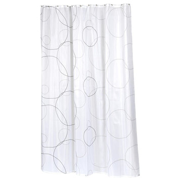 Extra Long "Ava" Fabric Shower Curtain