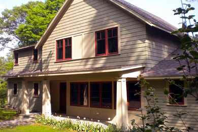 Inspiration for a timeless exterior home remodel in New York