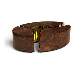 LAPIAZ OVAL WALNUT Center Tables - Coffee Tables