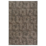 Dalyn Rugs - Delano DA1 Chocolate 5' x 7'6" Rug - Delano collection is a subtle multi tonal geometric style. Incredible casual color movement using modern state of the art prismatic processing technology. This allows for thousands of color combinations and shading in each design. Crafted in the USA using foreign & domestic materials and US labor. These area rugs are UV stabilized, fade resistant and stain resistant for long lasting color and durability. Extremely heavy, dense pile with soft feel and cushion with non-skid rubber backing incorporated. This rug collection is perfect for all family members and pet owners. Vacuum your rug regularly or shake out. Use straight suction vacuum only, spot clean with clear water.