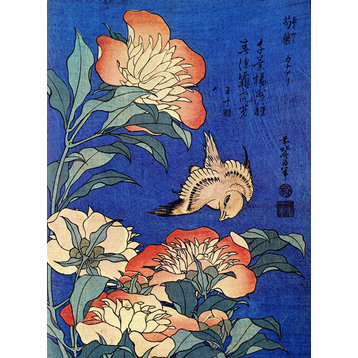Flowers by Katsushika Hokusai, art print