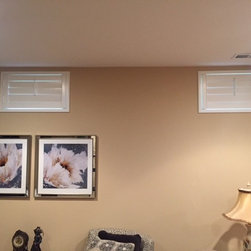 Shutters over basement windows in Ballwin - Products