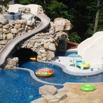 Private Residence with Custom Pool,Slide,Lazy River&Grotto
