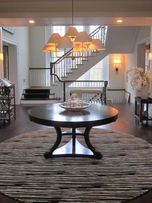 Round Entry Table Home Design Ideas, Pictures, Remodel and ...