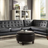 Essick II Sectional Sofa, Black