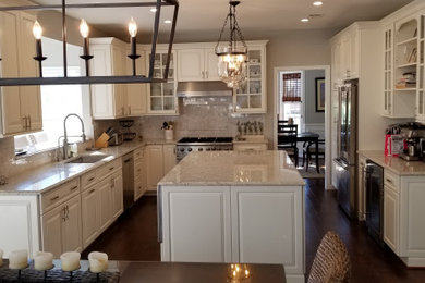 Large transitional kitchen photo in DC Metro