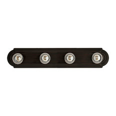 Essentials 4-Light Bath Vanity Sconce, Oil Rubbed Bronze